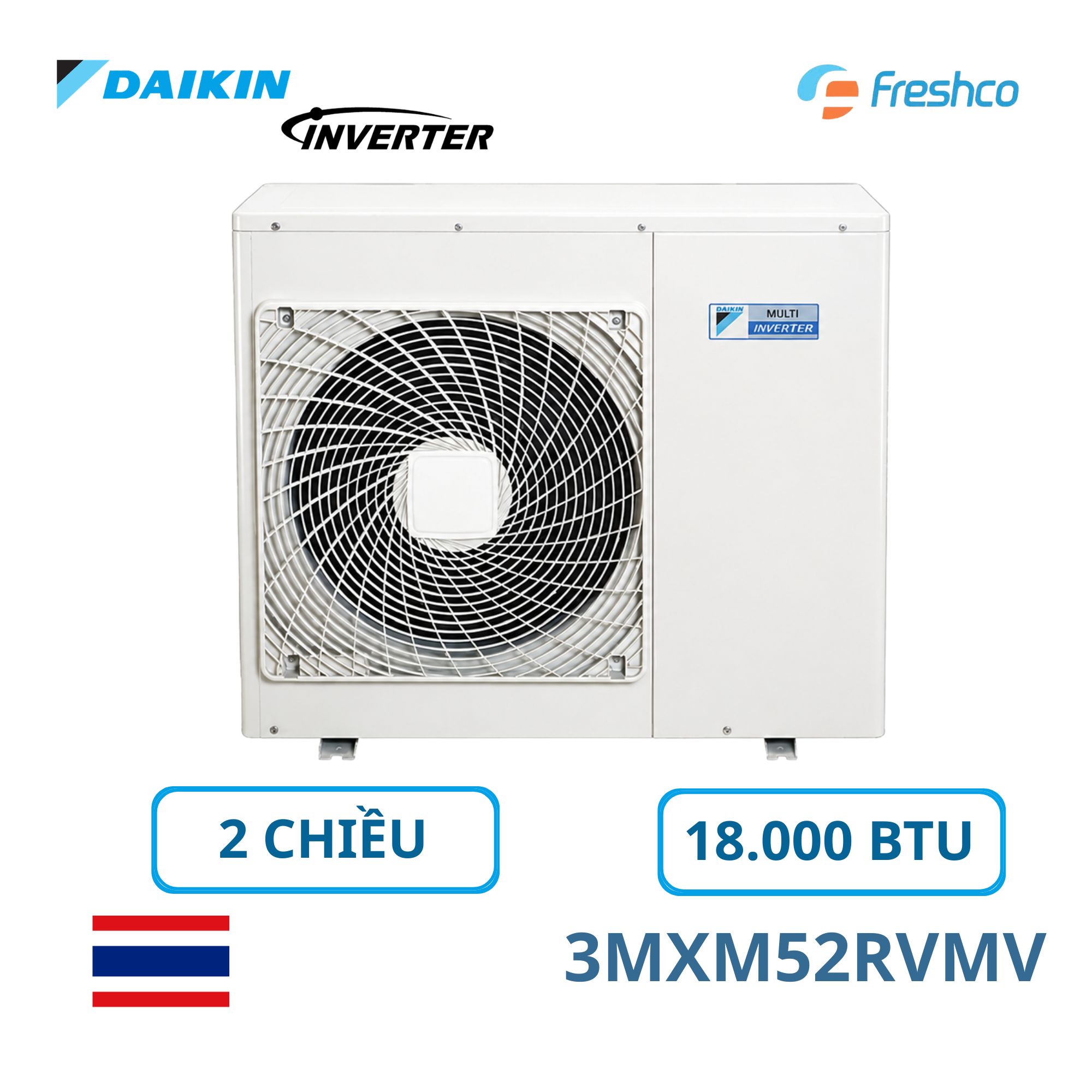 Điều hòa multi Daikin 18.000BTU 3MXM52RVMV 1 Điều hòa Multi Daikin 18.000BTU 3MXM52RVMV