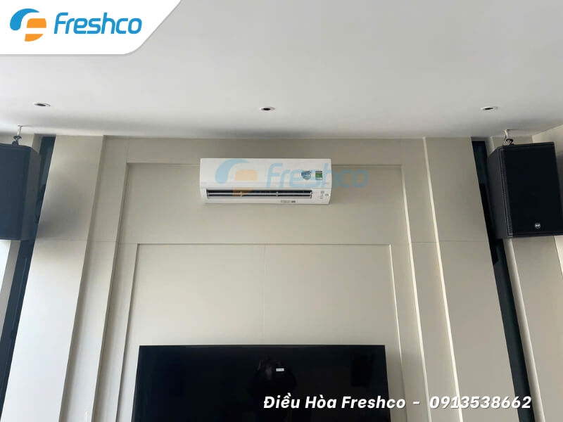 Lắp đặt hệ thống điều hòa tại biệt thự Song Lập - Việt Hưng
