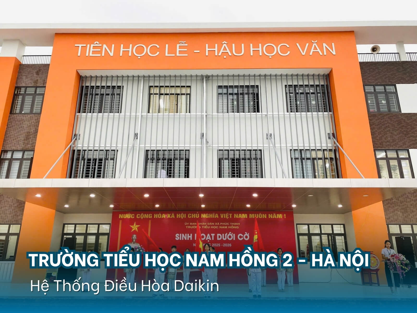 Dự án điều hòa trường tiểu học nam hồng 2 hà nội
