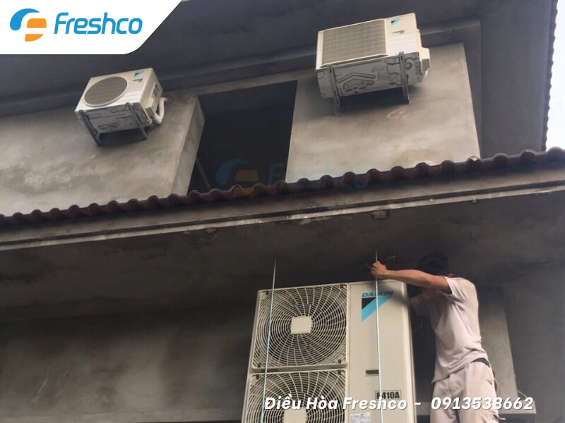 Dự án lắp đặt hệ thống điều hòa Multi biệt thự Mộc, Bà Vì, Hà Nội