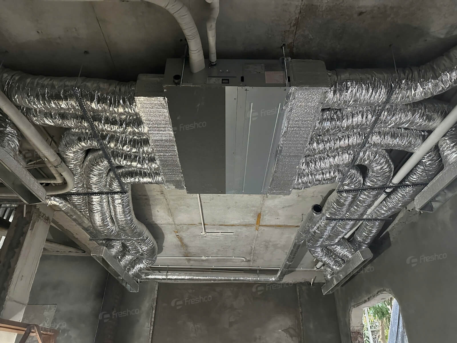 Frescho thi công lắp đặt hệ thống điều hòa trung tâm cho dự án Biệt Thự Hà Đông - Hà Nội