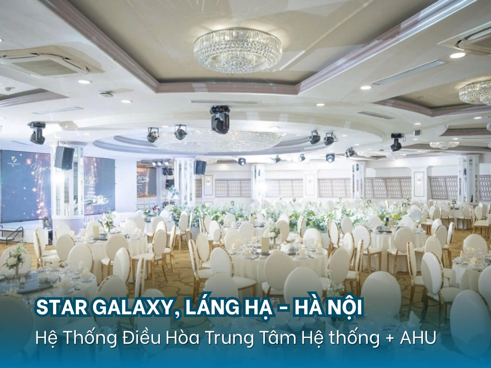 Hệ thống điều hòa trung tâm + AHU