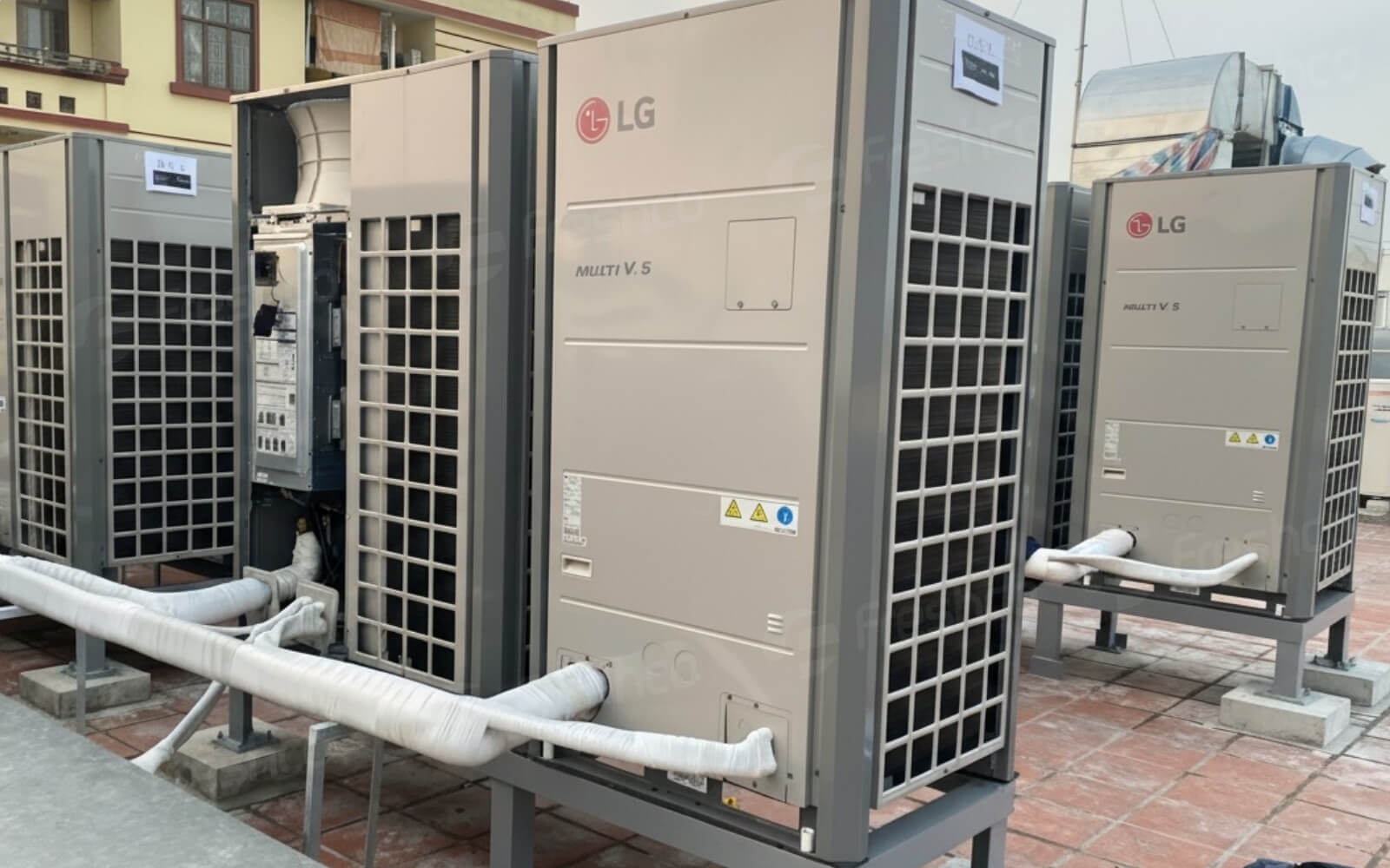 Hệ thống điều hòa trung tâm VRF LG tại BRG Tower