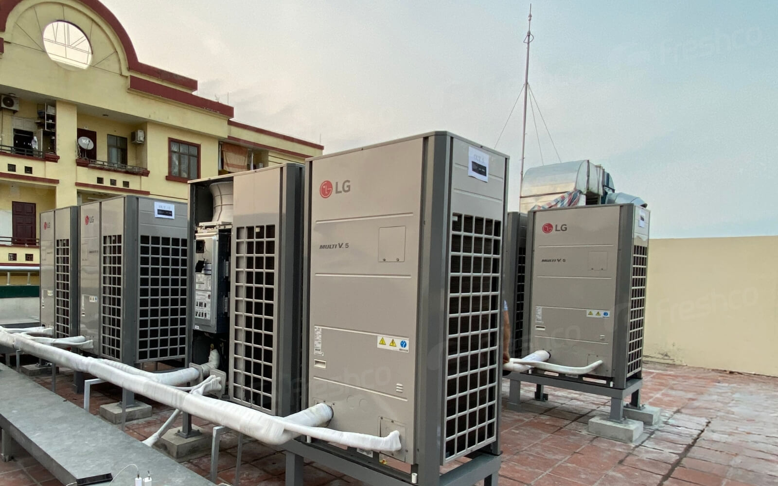 Hệ thống điều hòa trung tâm VRF LG tại BRG Tower