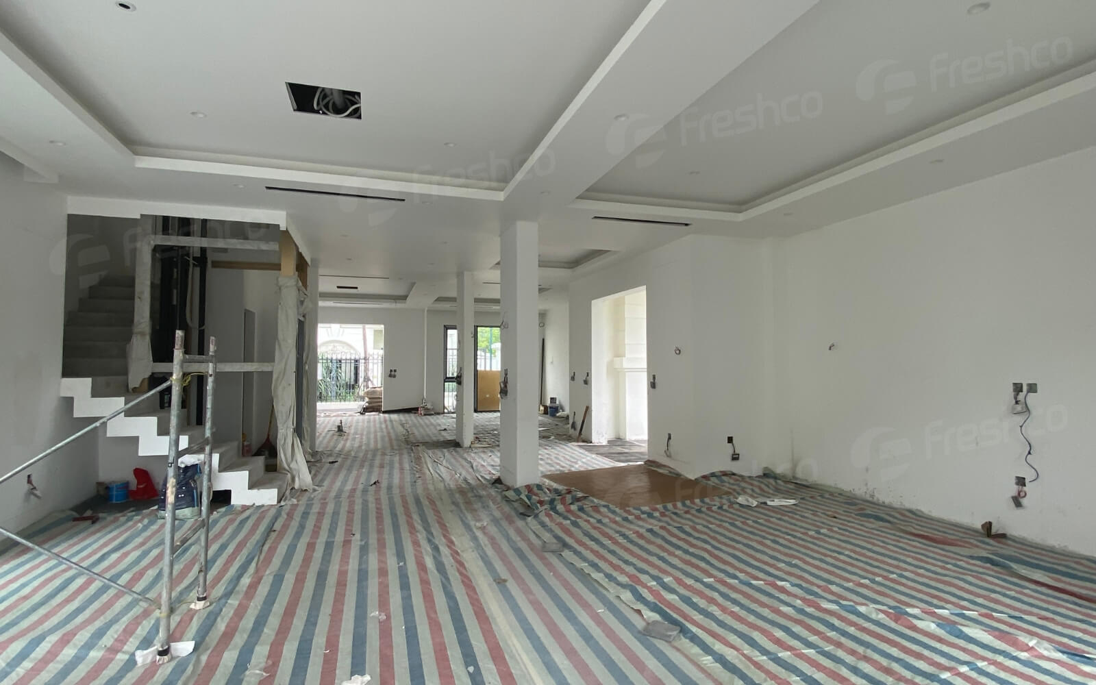 Lắp đặt hệ thống điều hòa tại chung cư Vinhomes Green Bay