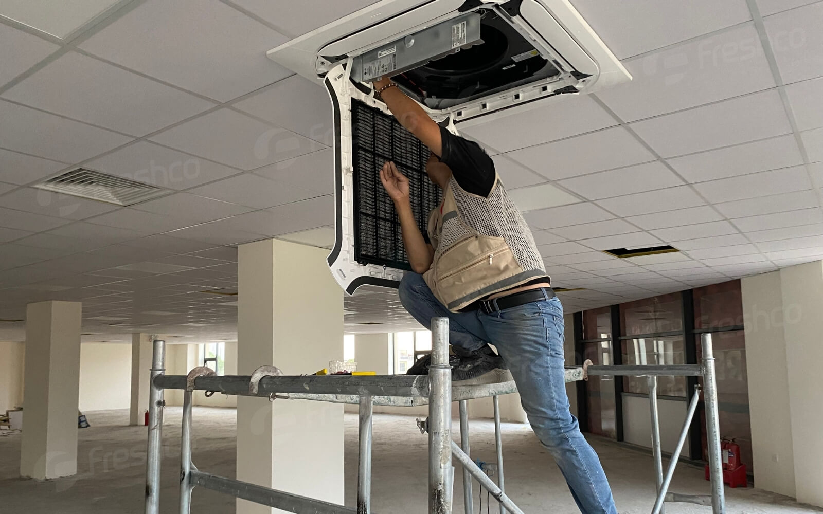 Hệ thống điều hòa trung tâm VRF LG tại BRG Tower