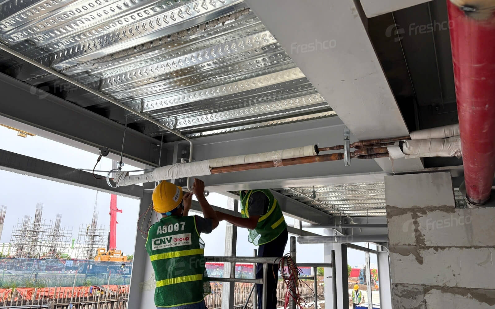 Thi công lắp đặt hệ thống điều hòa không khí tại nhà máy Molex Việt Nam 