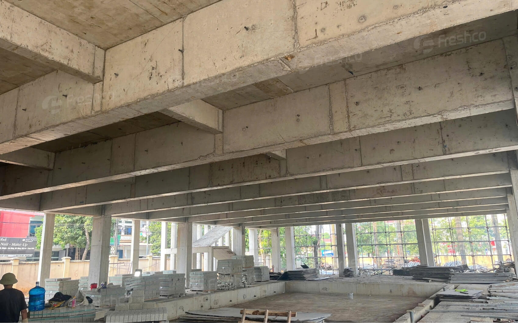 Thi công lắp đặt hệ thống điều hòa không khí tại trường tiểu học Lê Hữu Tựu