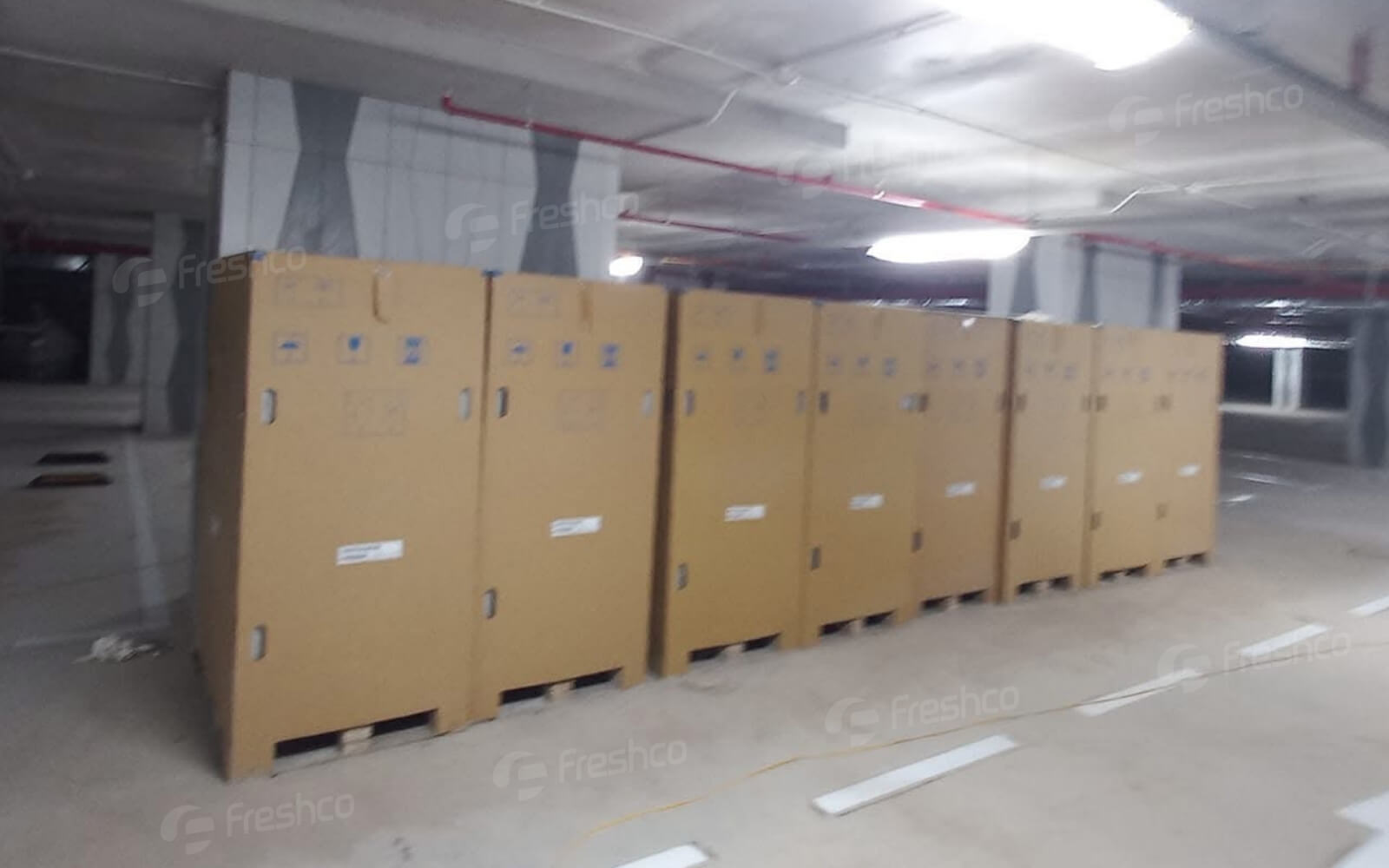 Thi công, lắp đặt hệ thống điều hòa trung tâm tại nhà máy Sao Thái Dương 