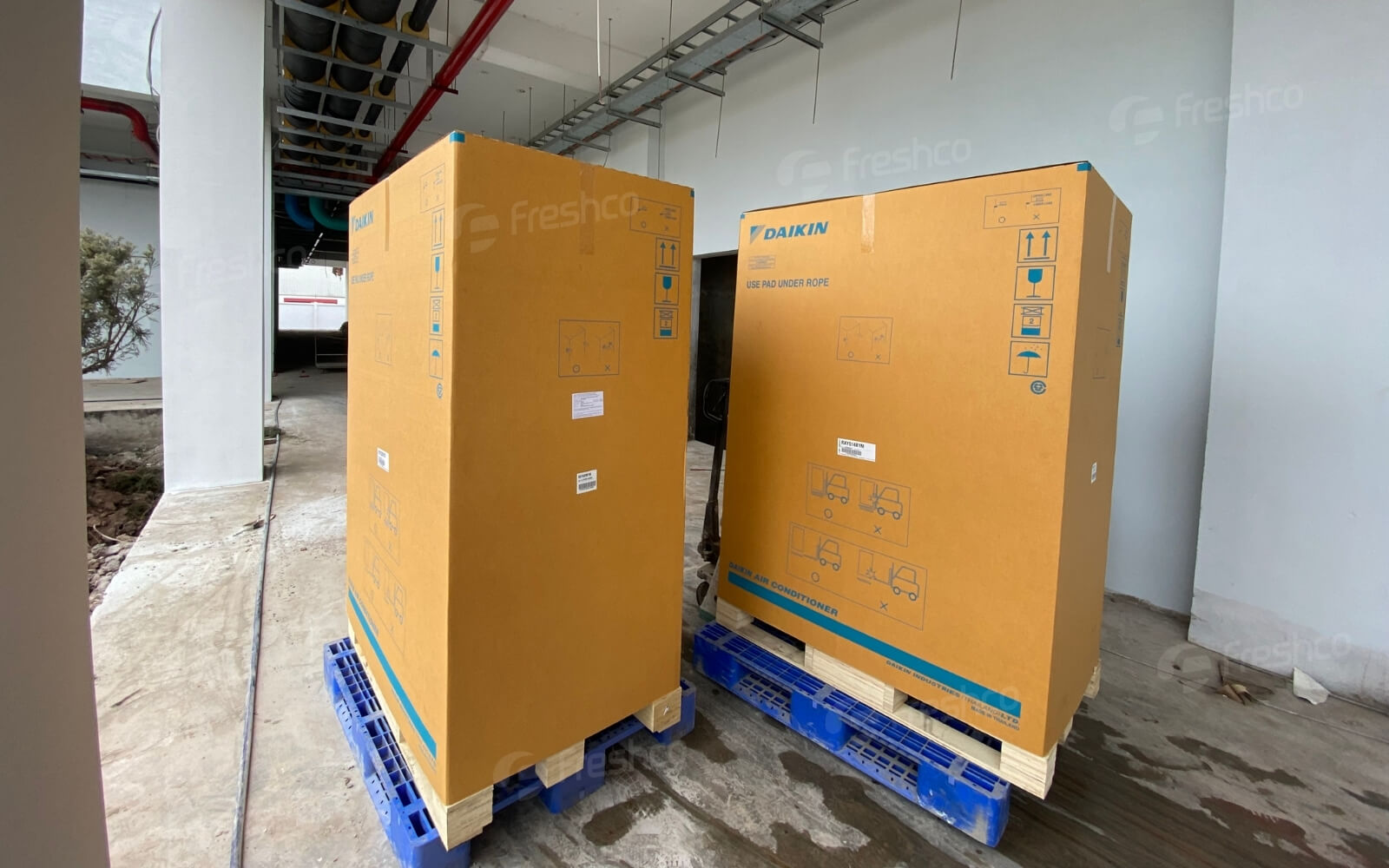 Thi công, lắp đặt hệ thống điều hòa trung tâm tại nhà máy Sao Thái Dương 