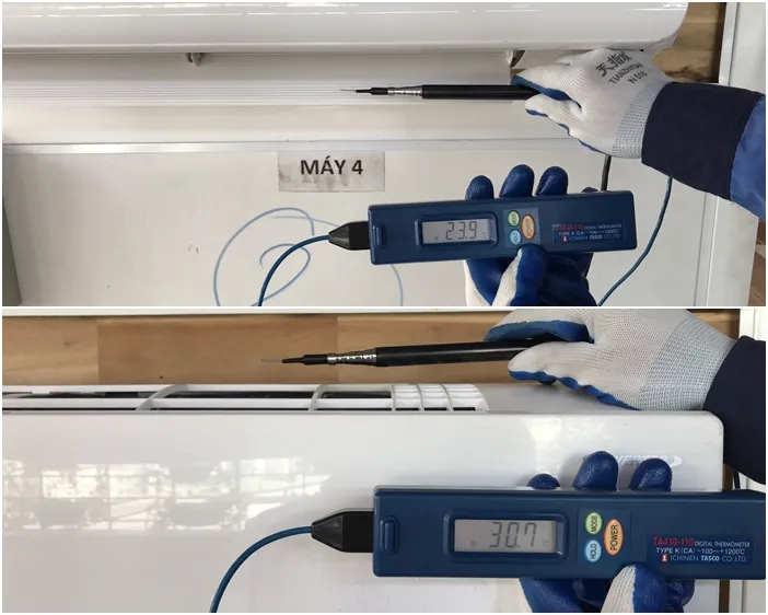 Chạy kiểm tra và ghi nhận dữ liệu