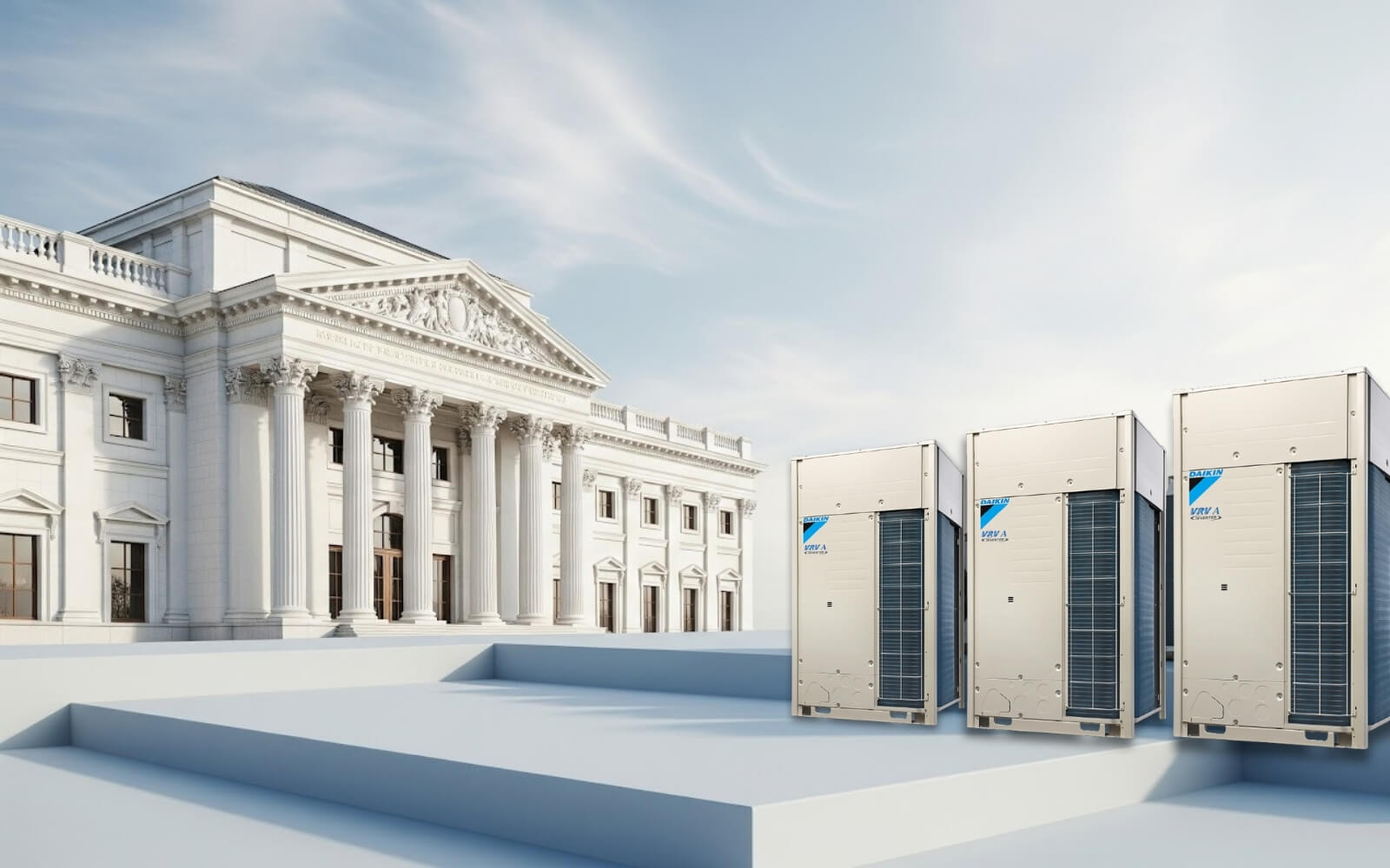 Thi công, lắp đặt hệ thống điều hòa trung tâm cho các công trình biệt thự