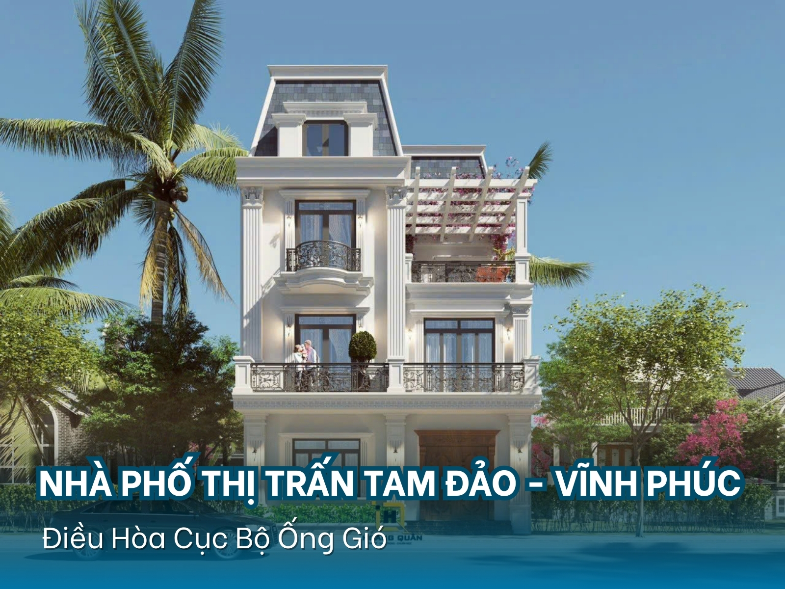 Dự án nhà phố thị trấn tam đảo - Vĩnh Phúc Bên trong giai đoạn thi công lắp đặt hệ thống