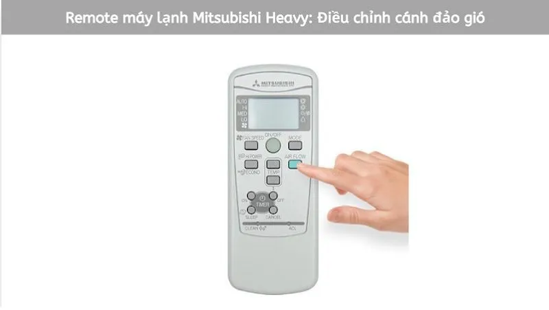 Cách chỉnh chế độ hướng gió