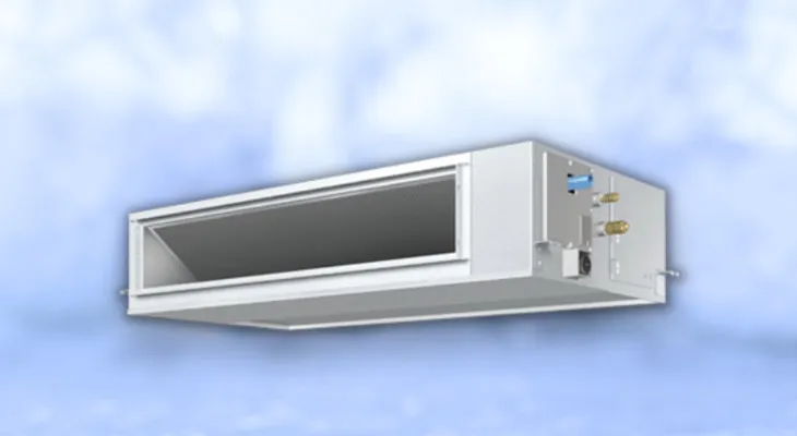 Dàn lạnh điều hòa âm trần thường có cấu trúc mỏng