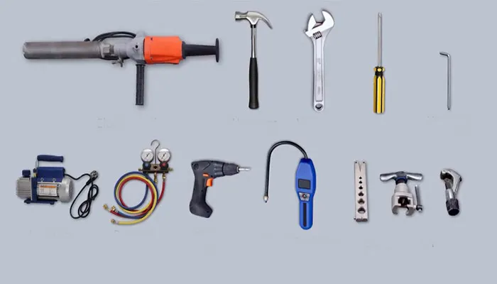 Những dụng cụ cần chuẩn bị việc lắp điều hòa