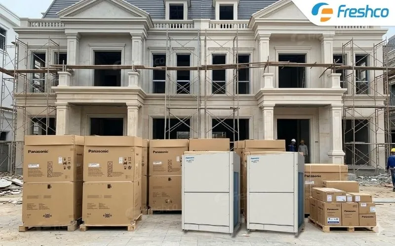 Freshco phân phối, thi công lắp đặt hệ thống điều hòa trung tâm VRF