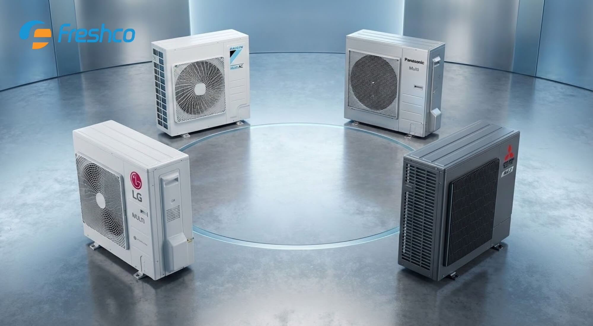 Top các thương hiệu Điều hòa Multi tốt nhất hiện nay (Daikin, Panasonic, Mitsubishi, LG)