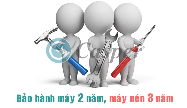 bao hanh dieu hoa casper cac