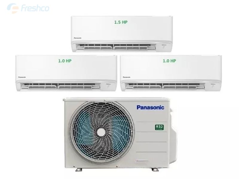 Multi 1 nóng 3 lạnh – dàn treo tường 