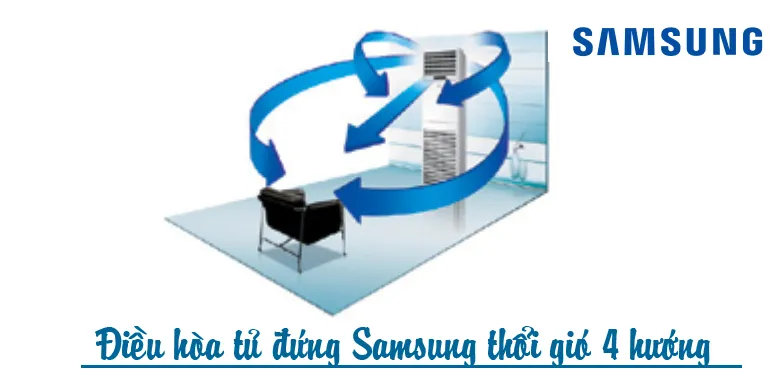 dieu hoa tu dung samsung 4 huong