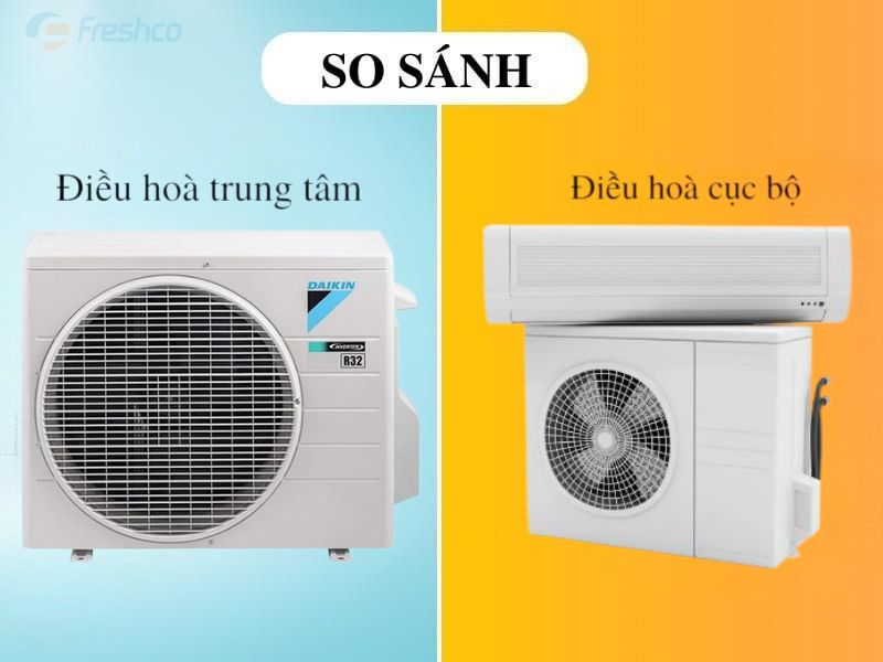 So sánh điều hòa Multi và Cục Bộ