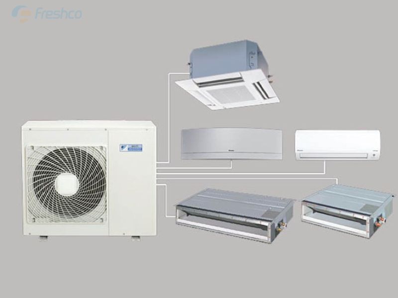 Cấu tạo của điều hòa Multi