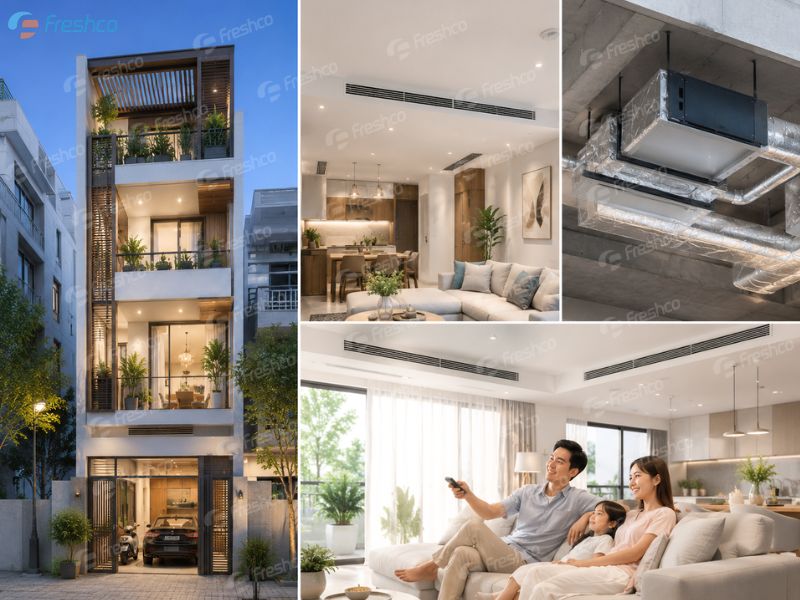 Có nên lắp điều hoà trung tâm cho nhà phố không? - ảnh 3