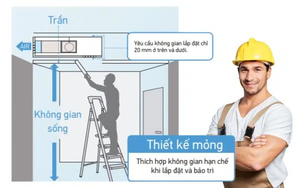 Dàn lạnh giấu trần nối ống gió Daikin VRV FXDBQ63AVM - ảnh 2