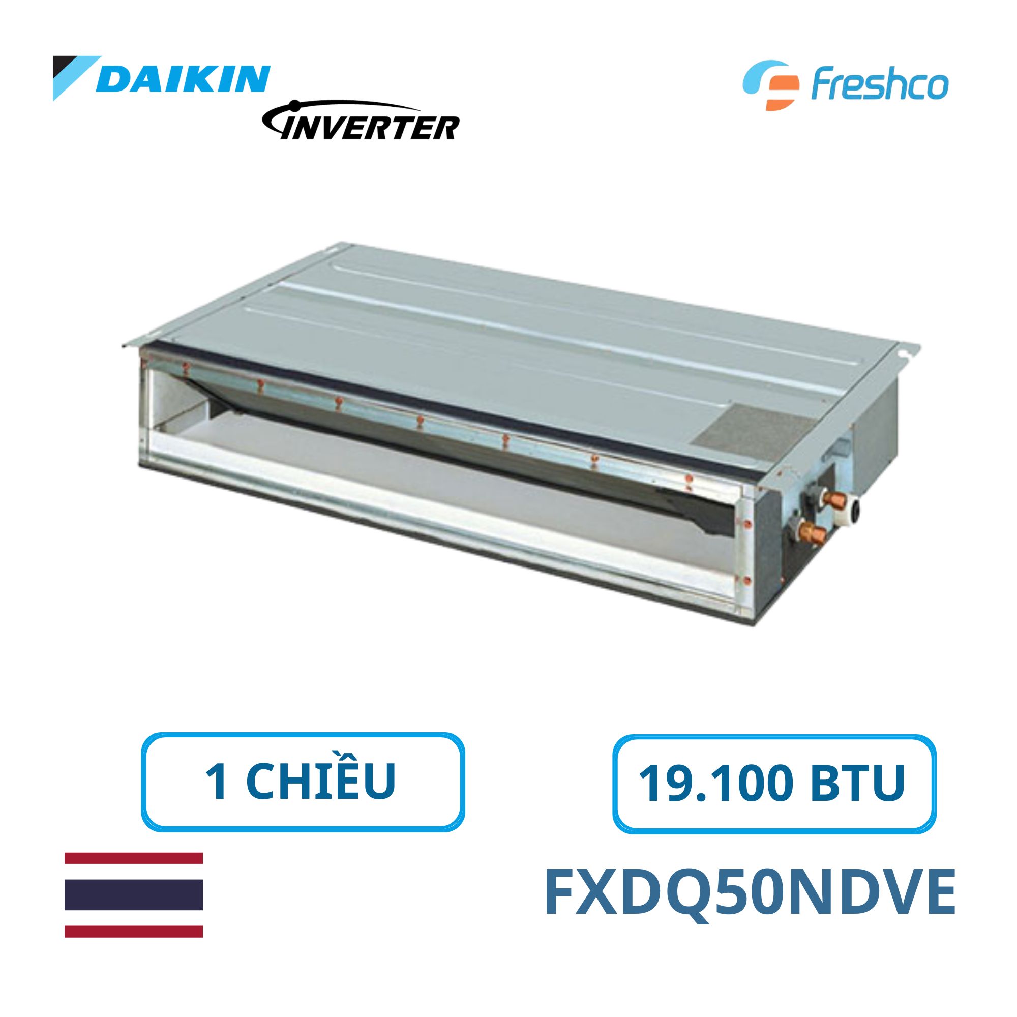 Dàn lạnh giấu trần nối ống gió Daikin VRV FXDQ50NDVE 1 Dàn lạnh giấu trần nối ống gió Daikin VRV FXDQ50NDVE