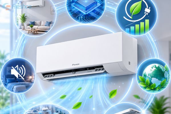 Dàn lạnh treo tường điều hòa trung tâm Daikin VRV FXAQ100BVM - ảnh 1