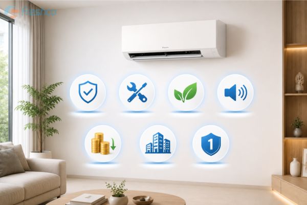 Dàn lạnh treo tường điều hòa trung tâm Daikin VRV FXAQ50BVM - ảnh 2