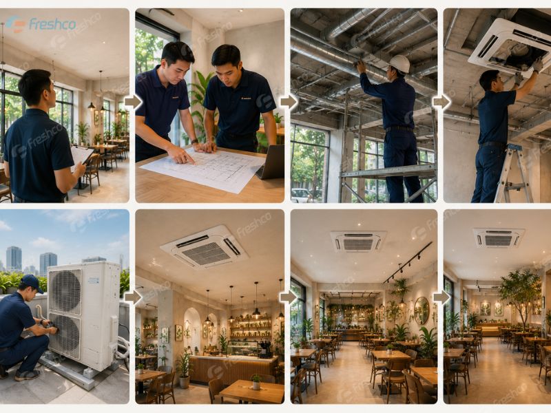 Điều hòa trung tâm cho quán cafe – Giải pháp tối ưu cho không gian kinh doanh hiện đại - ảnh 3