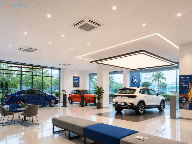 Điều hoà trung tâm cho showroom ô tô có cần thiết không? 2 Điều hoà trung tâm cho showroom ô tô có cần thiết không? - ảnh 02