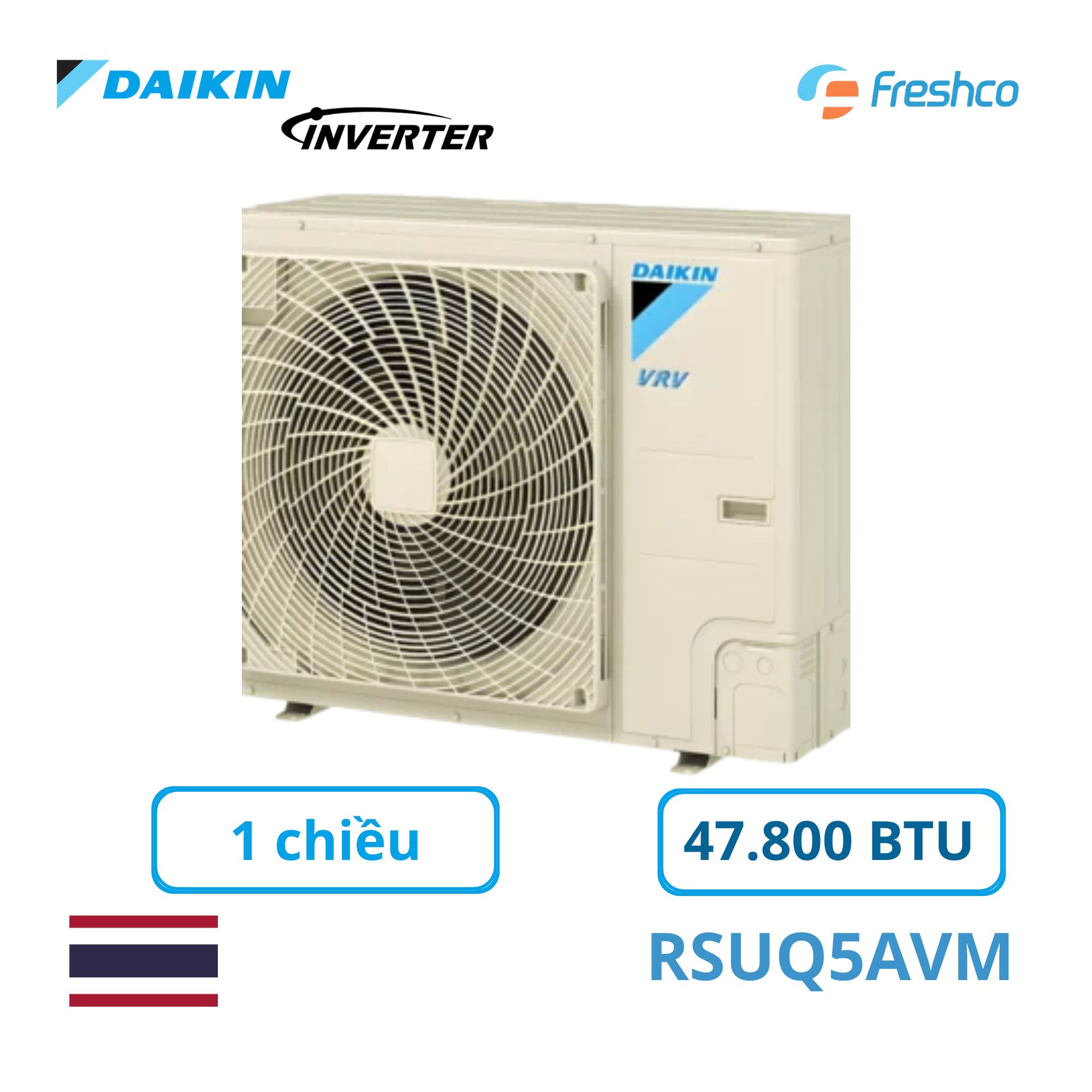 Điều hoà trung tâm Daikin VRV S 1 chiều 5HP RSUQ5AVM