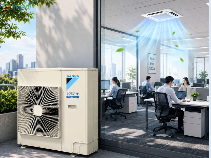 Điều hòa trung tâm Daikin VRV có tiết kiệm điện không?
