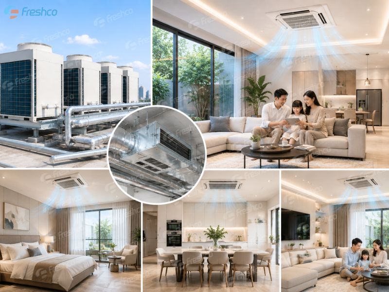 Lắp đặt điều hòa trung tâm tại Hải Dương uy tín, thi công chuẩn kỹ thuật - ảnh 1