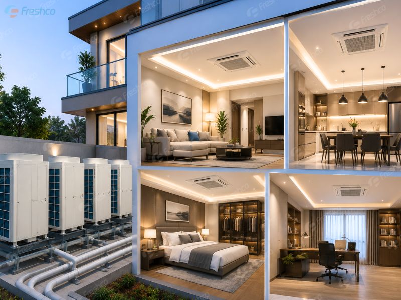 Lắp đặt điều hòa trung tâm tại Nam Định trọn gói 1 Lắp đặt điều hòa trung tâm tại Nam Định trọn gói - ảnh 1