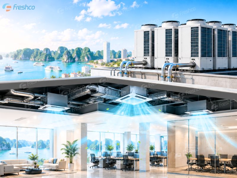 Lắp đặt điều hoà trung tâm tại Quảng Ninh chuyên nghiệp. - ảnh 1
