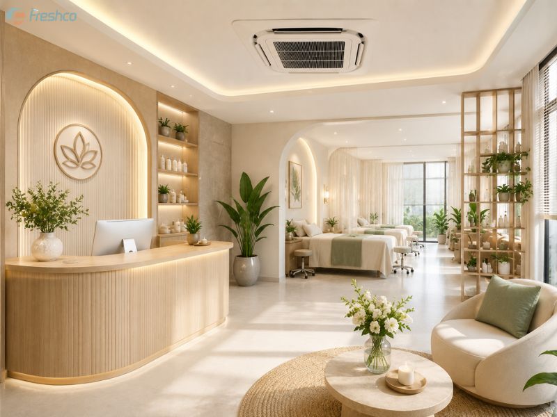 Nên chọn điều hòa trung tâm nào cho spa?