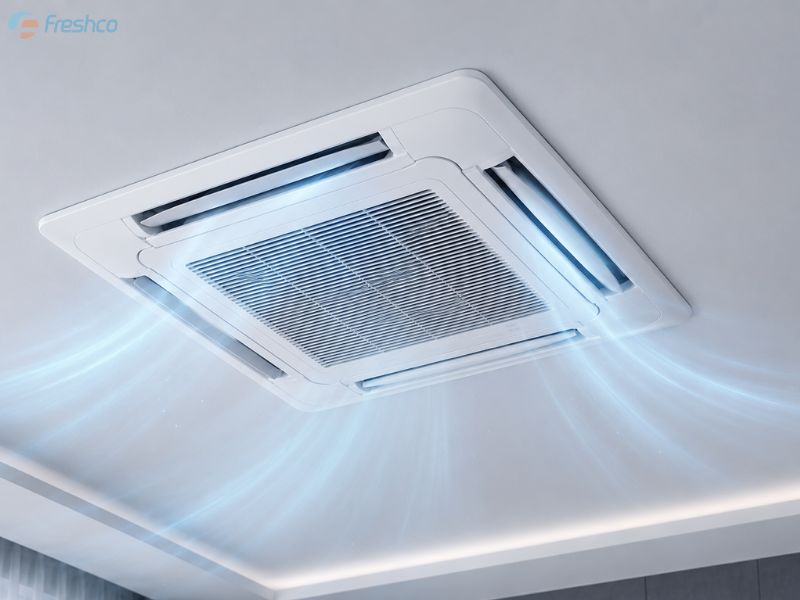 Vì sao điều hòa cassette âm trần được ưa chuộng?