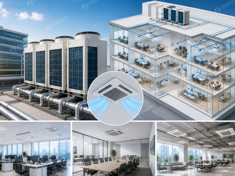 Có bao nhiêu loại dàn lạnh điều hòa VRV - ảnh 1
