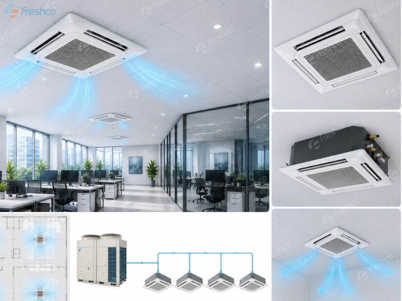 Có bao nhiêu loại dàn lạnh điều hòa VRV - ảnh 3