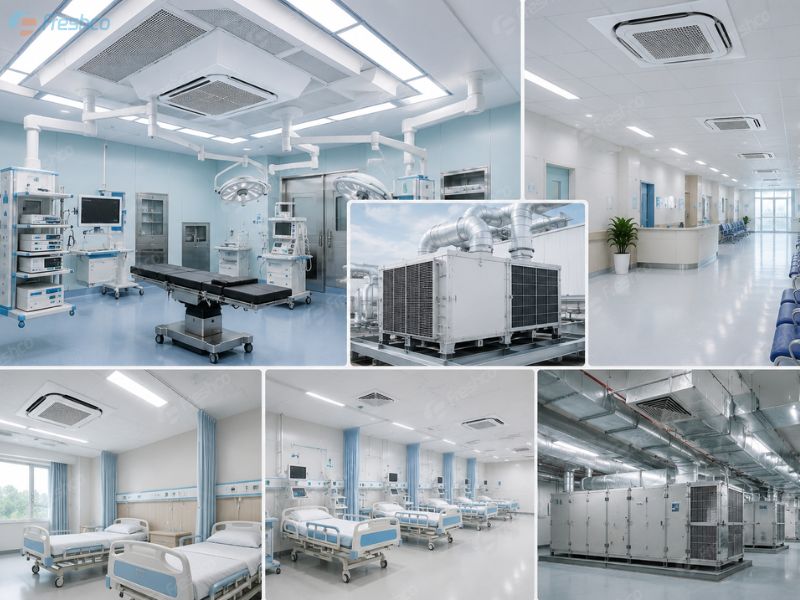 Điều hòa trung tâm cho bệnh viện, phòng khám - ảnh 2