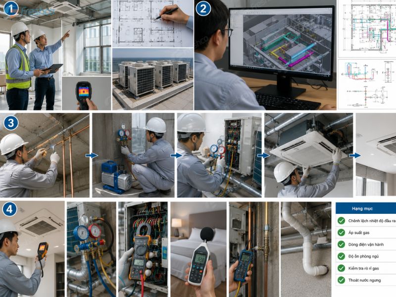 Lắp đặt điều hòa trung tâm tại Hà Đông chuyên nghiệp – Giải pháp làm mát đẳng cấp cho biệt thự và căn hộ cao cấp - ảnh 3
