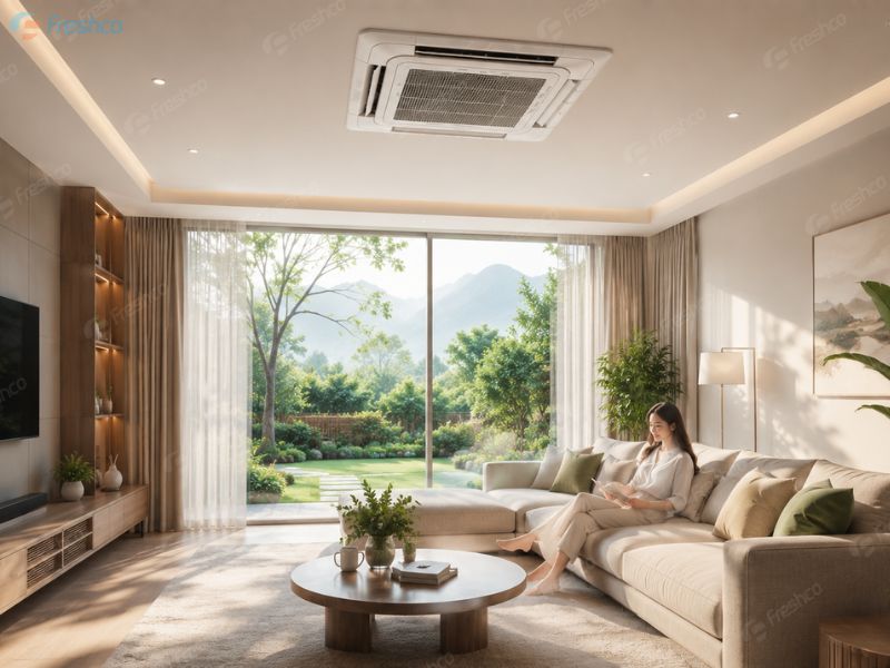 Lắp đặt điều hòa trung tâm tại Hoài Đức chuyên nghiệp cho nhà phố và biệt thự hiện đại -ảnh 5