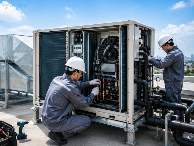 Lắp đặt điều hòa trung tâm tại Mê Linh chuyên nghiệp, giá hợp lý