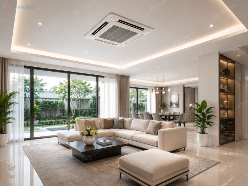 Lắp đặt điều hòa trung tâm tại Sóc Sơn uy tín cho biệt thự và công trình lớn