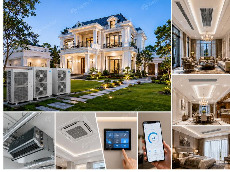 Lắp đặt điều hòa trung tâm tại Thanh Hóa cho biệt thự, văn phòng, showroom - ảnh 2