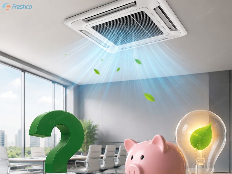 Máy lạnh âm trần có tốn điện không - ảnh 2